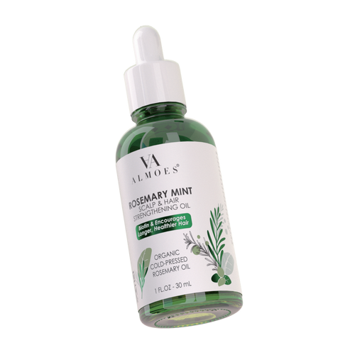 Almoes Rosemary Oil,Mint Scalp & Hair Strengthening Oil,1 Pure Essential for All Hair, 1 FL.OZ-30mL
