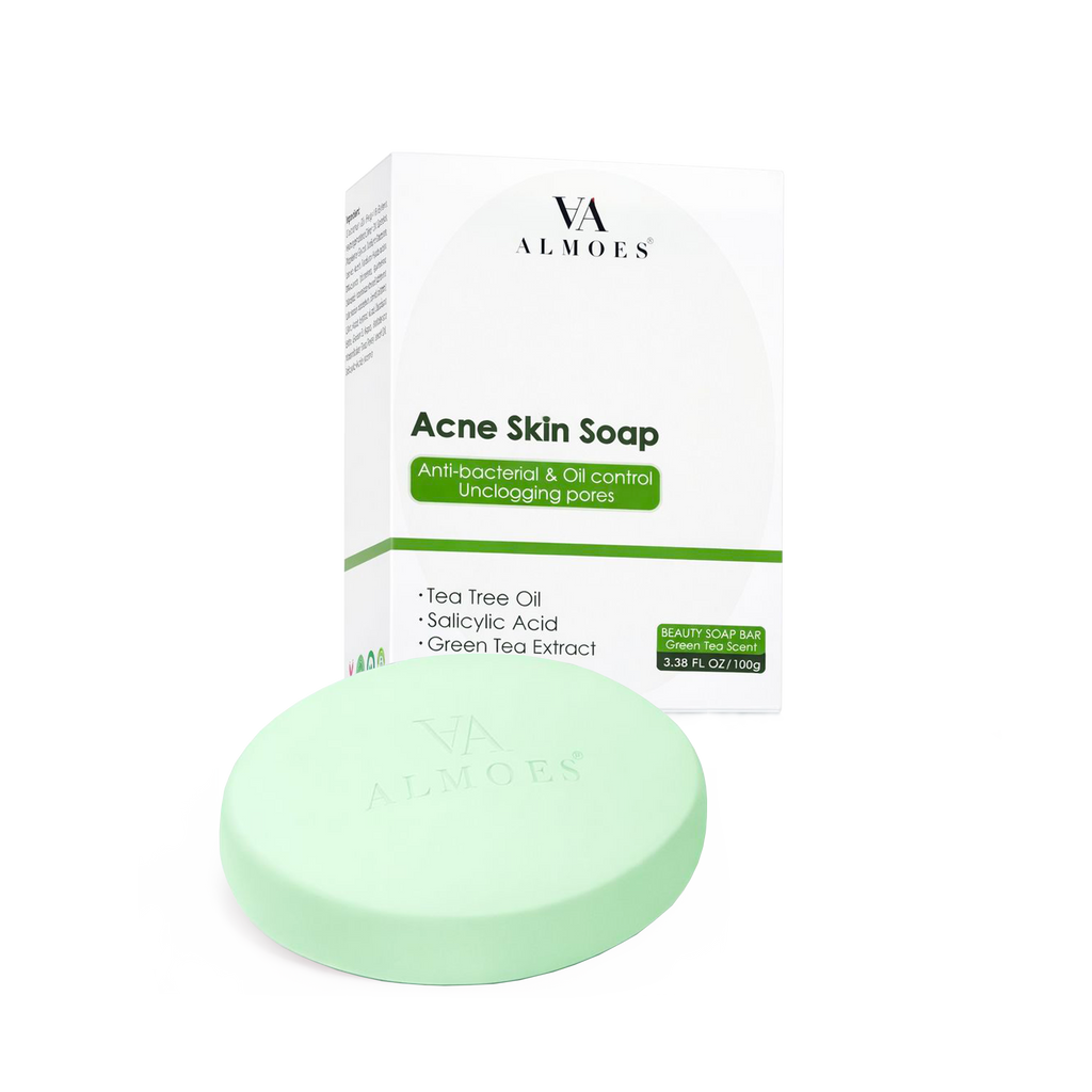 Soap - Acne Skin, 3.38 FL.OZ / 100g, Almoes