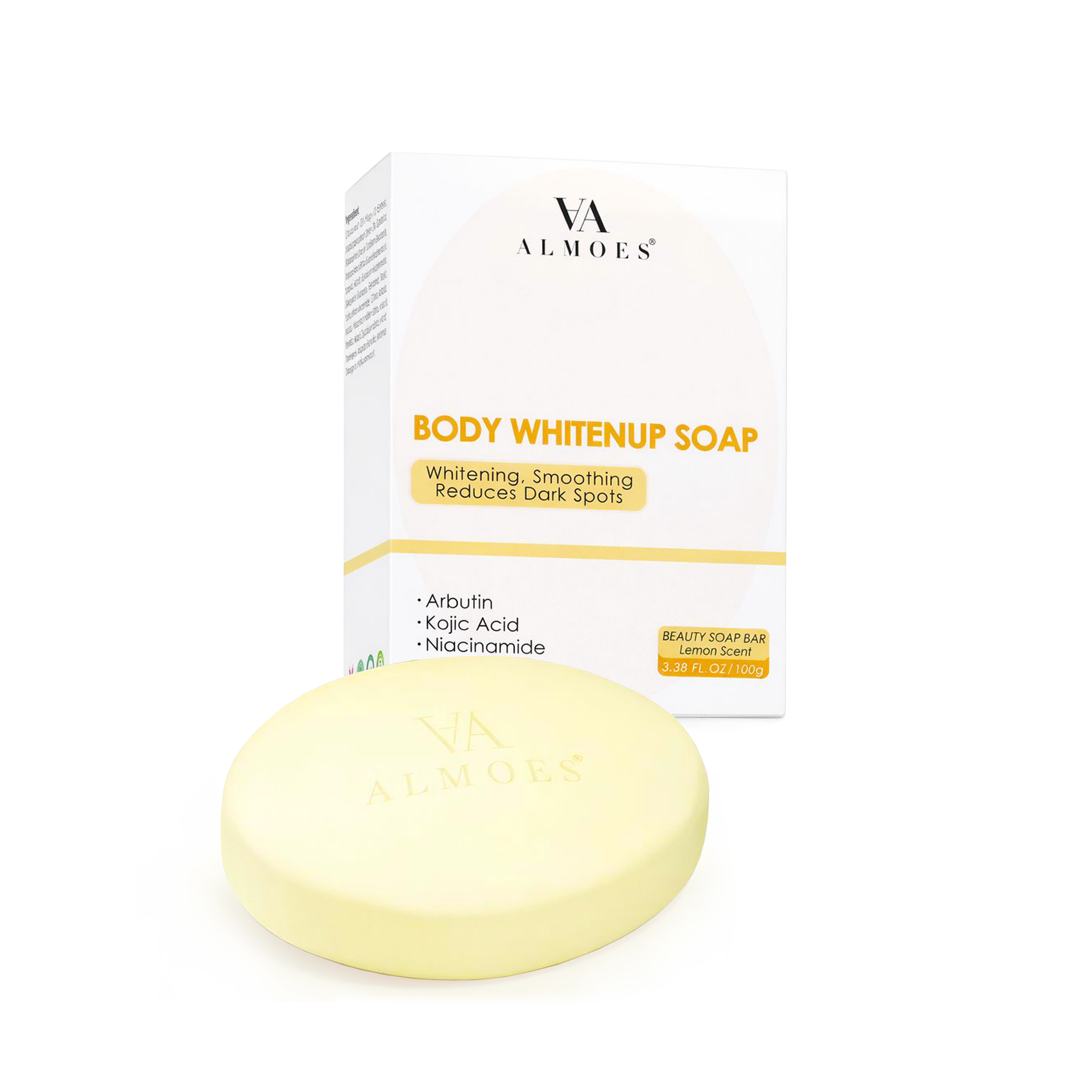 Soap - Body Whitenup, 3.38 FL.OZ / 100g, Almoes