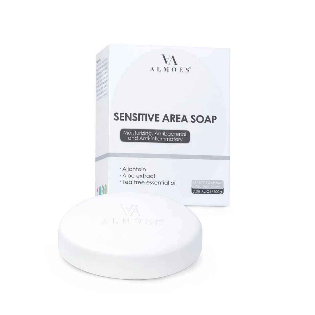 Soap - Sensitive Area, 3.38 FL.OZ / 100g, Almoes