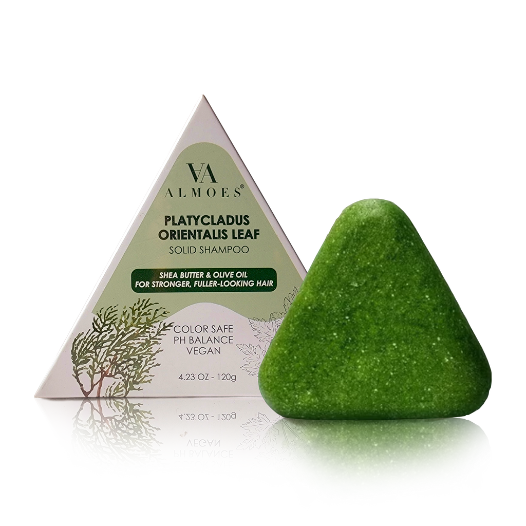 Shampoo - Platycladus Orientalis Leaf Solid, 120 g (4.23 oz), Almoes