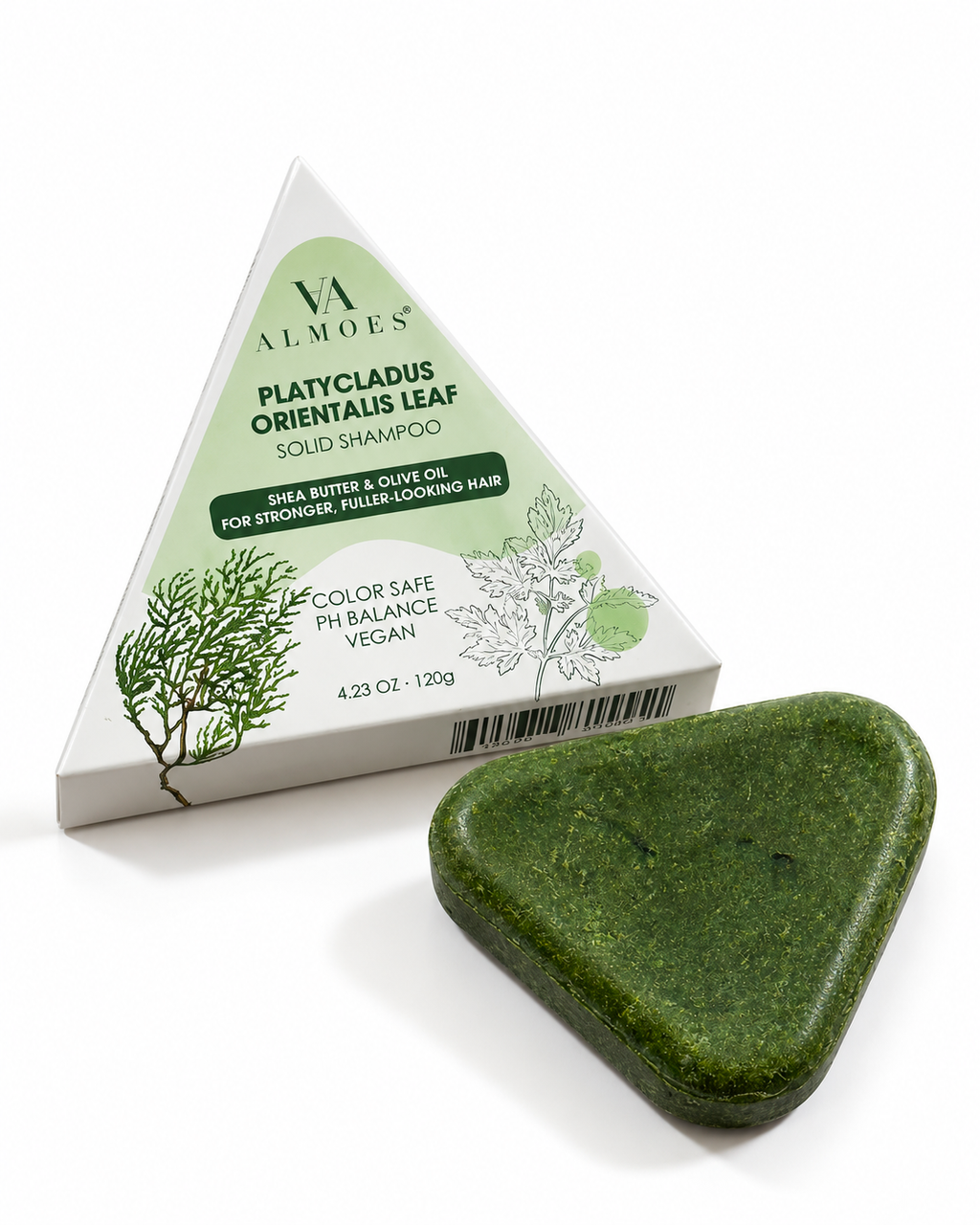 Shampoo - Platycladus Orientalis Leaf Solid, 120 g (4.23 oz), Almoes