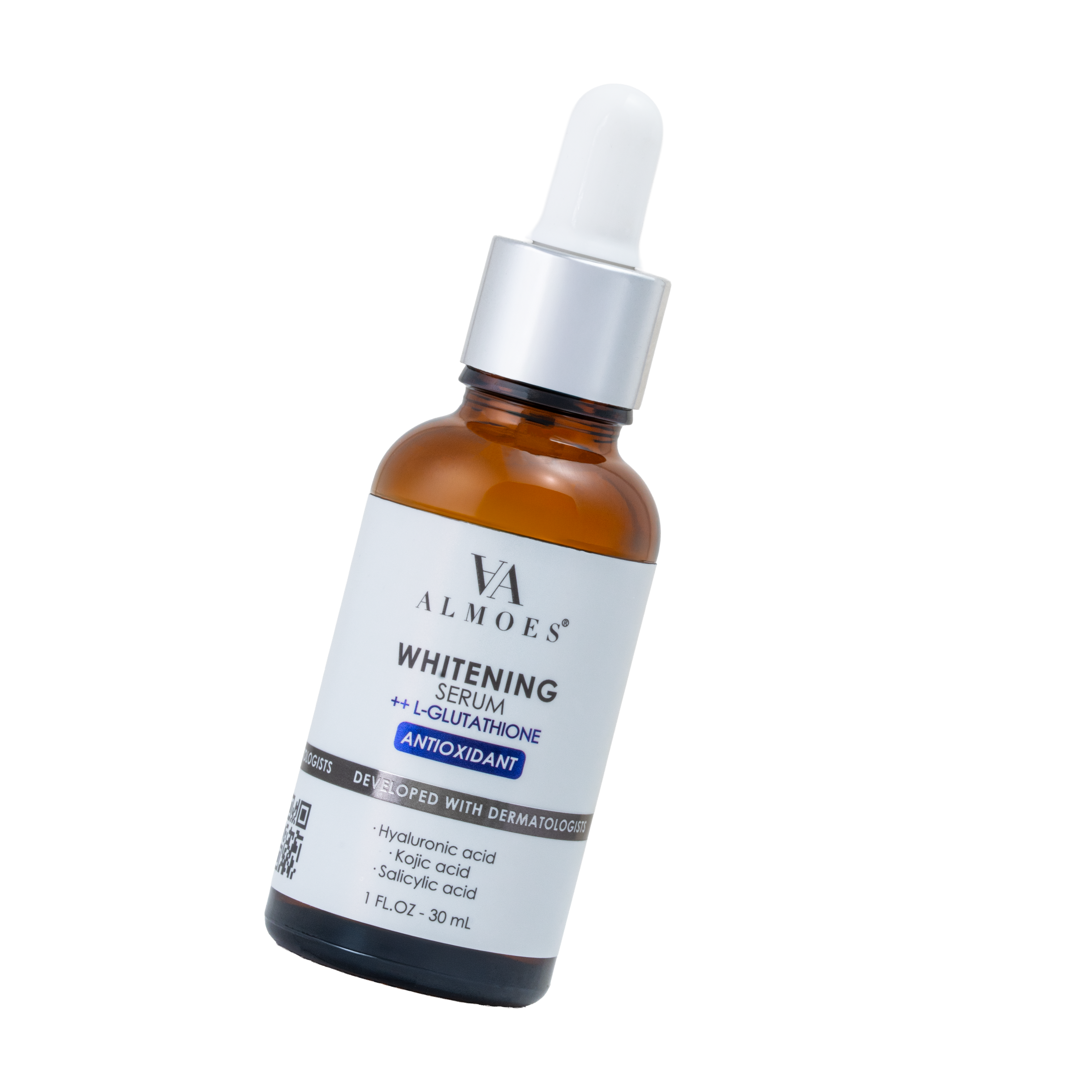 Almoes Serum, Whitening Serum ++ L-GLUTATHIONE ANTIOXIDANT, 1 FL.OZ-30mL