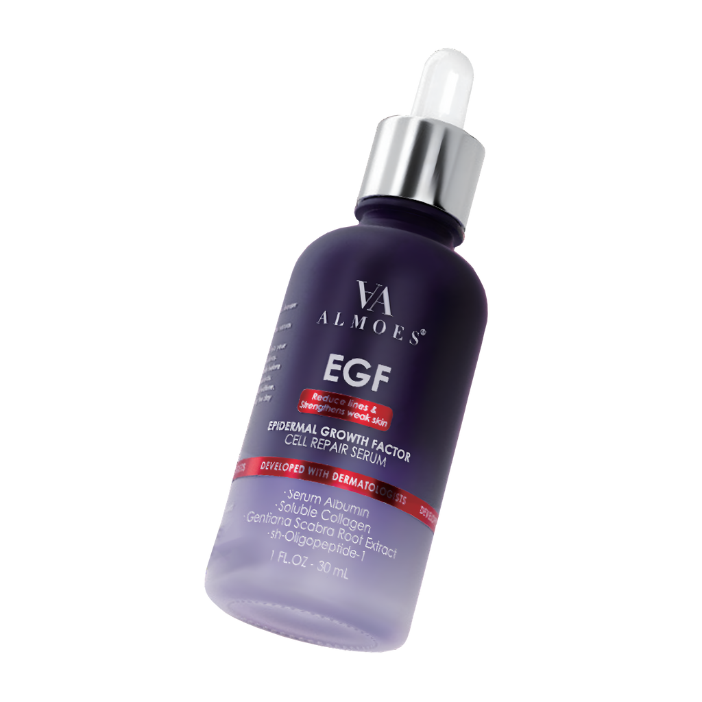 Almoes Serum, Epidermal Growth Factor EGF, Cell Repair Serum, 1 FL.OZ-30mL