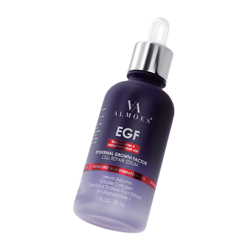 Almoes Serum, Epidermal Growth Factor EGF, Cell Repair Serum, 1 FL.OZ-30mL